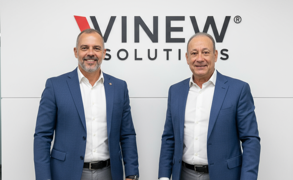 Apresentação da Vinew Soluções, Sócios Marcos Campos e Luiz Angelo