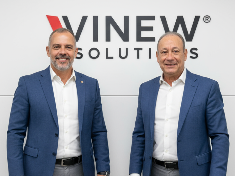 Apresentação da Vinew Soluções, Sócios Marcos Campos e Luiz Angelo